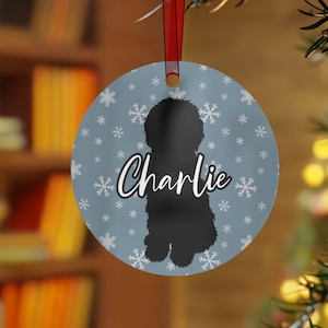 Personalized Goldendoodle Ornament, Custom Golden Doodle Ornament, Doodle Mom Gifts, Goldendoodle Christmas Decor, Pet Ornament, Doodle Dad