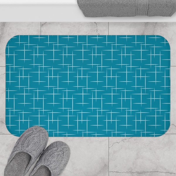 Turquoise Bathroom Rugs Etsy