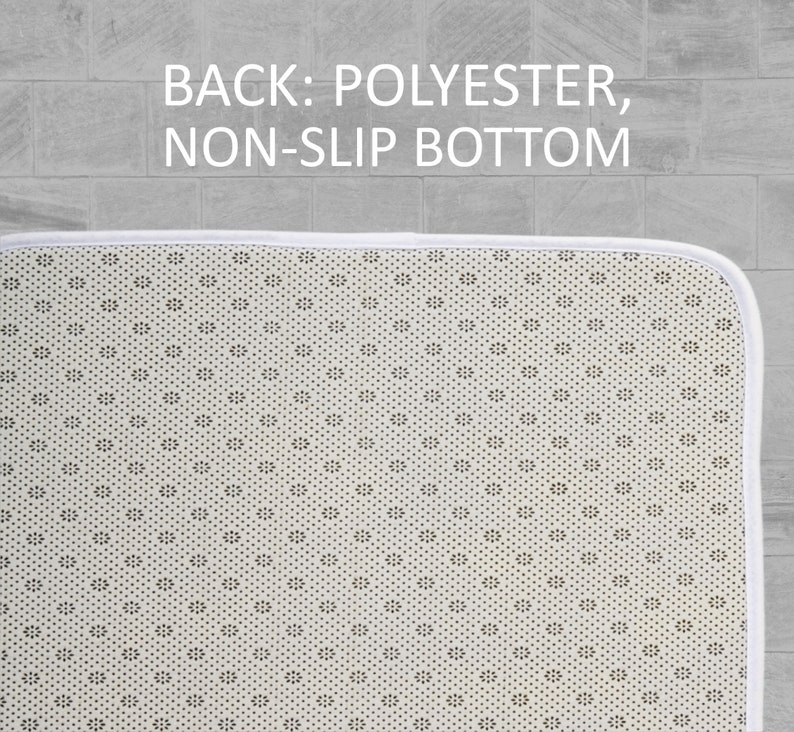 Retro Bath Mat Atomic Starburst Aqua Mid Century Modern Boho Etsy