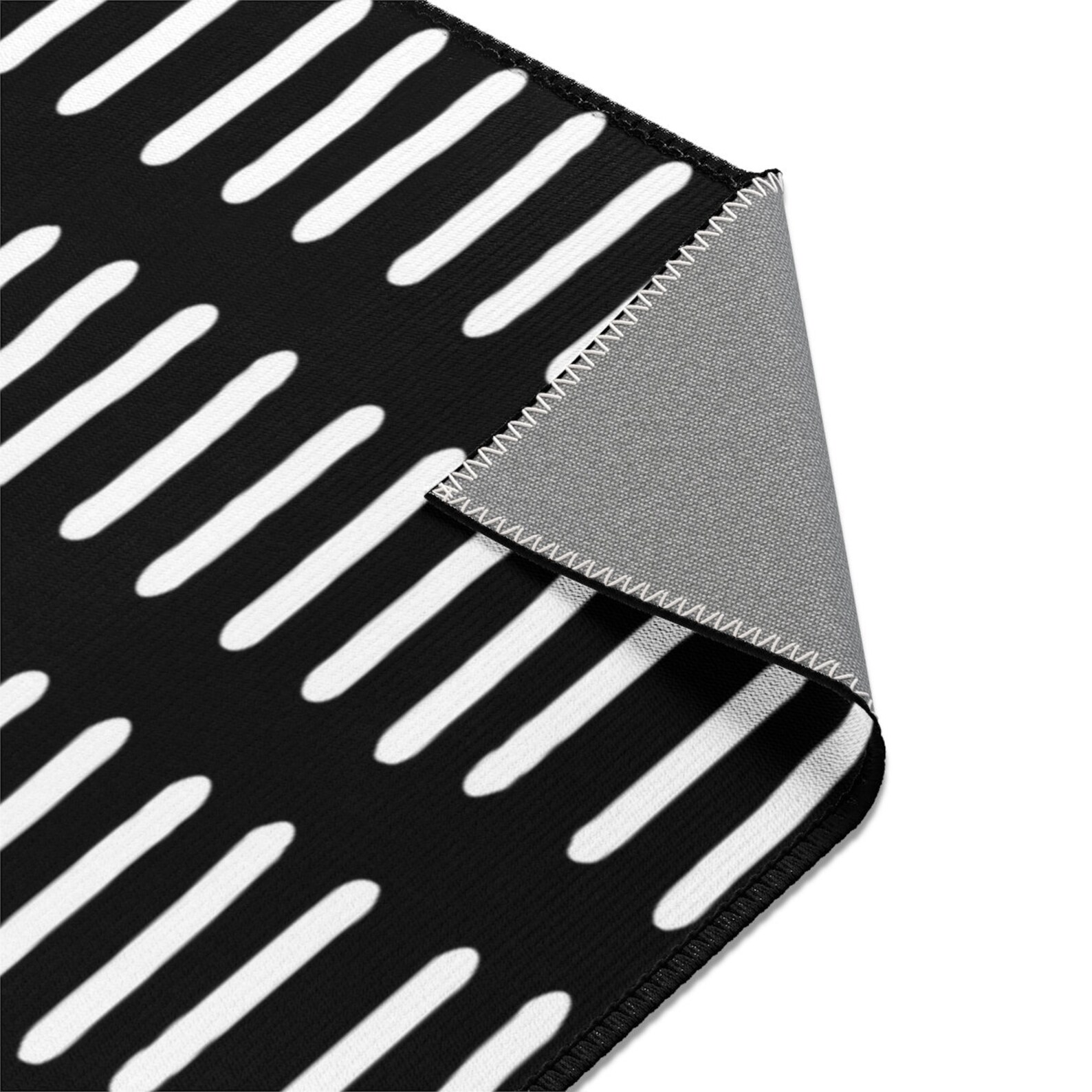 Boho Rug Mudcloth Pattern Black and White Area Rug Modern Etsy