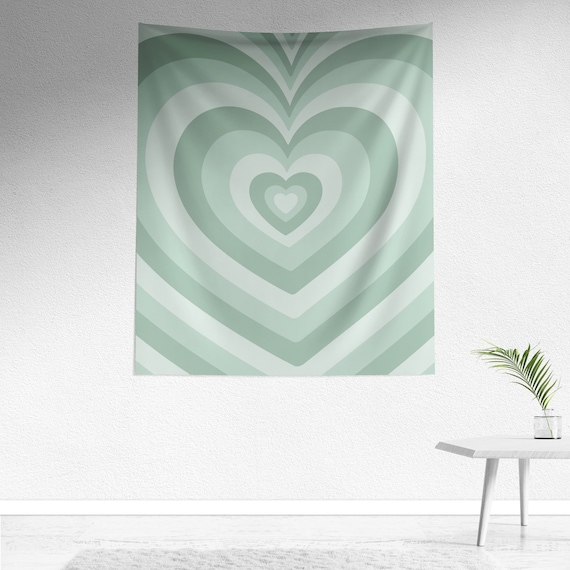 Sage green tapestry sale