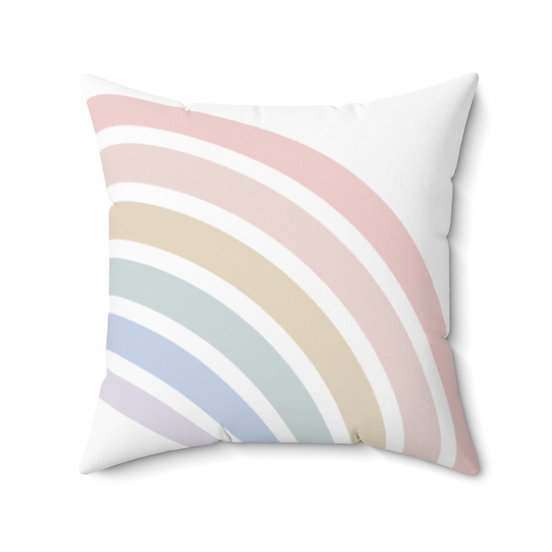 Rustic Rainbows Minimalist Throw Pillow22 x 22  Retro throw pillows, Rustic  throw pillows, Jungle throw pillows