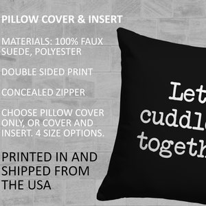 Long Distance Relationship Gift for Boyfriend Girlfriend, Hug This Pillow Until You Can Hug Me Romantic Valentines Day Gift, Going Away Gift image 6