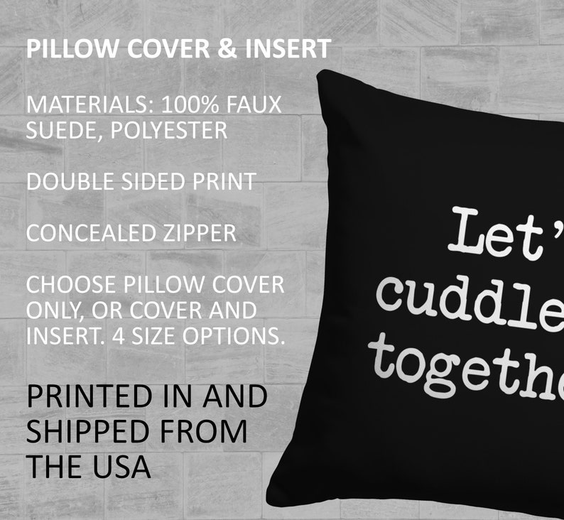 Long Distance Relationship Gift for Boyfriend Girlfriend, Hug This Pillow Until You Can Hug Me Romantic Valentines Day Gift, Going Away Gift image 6