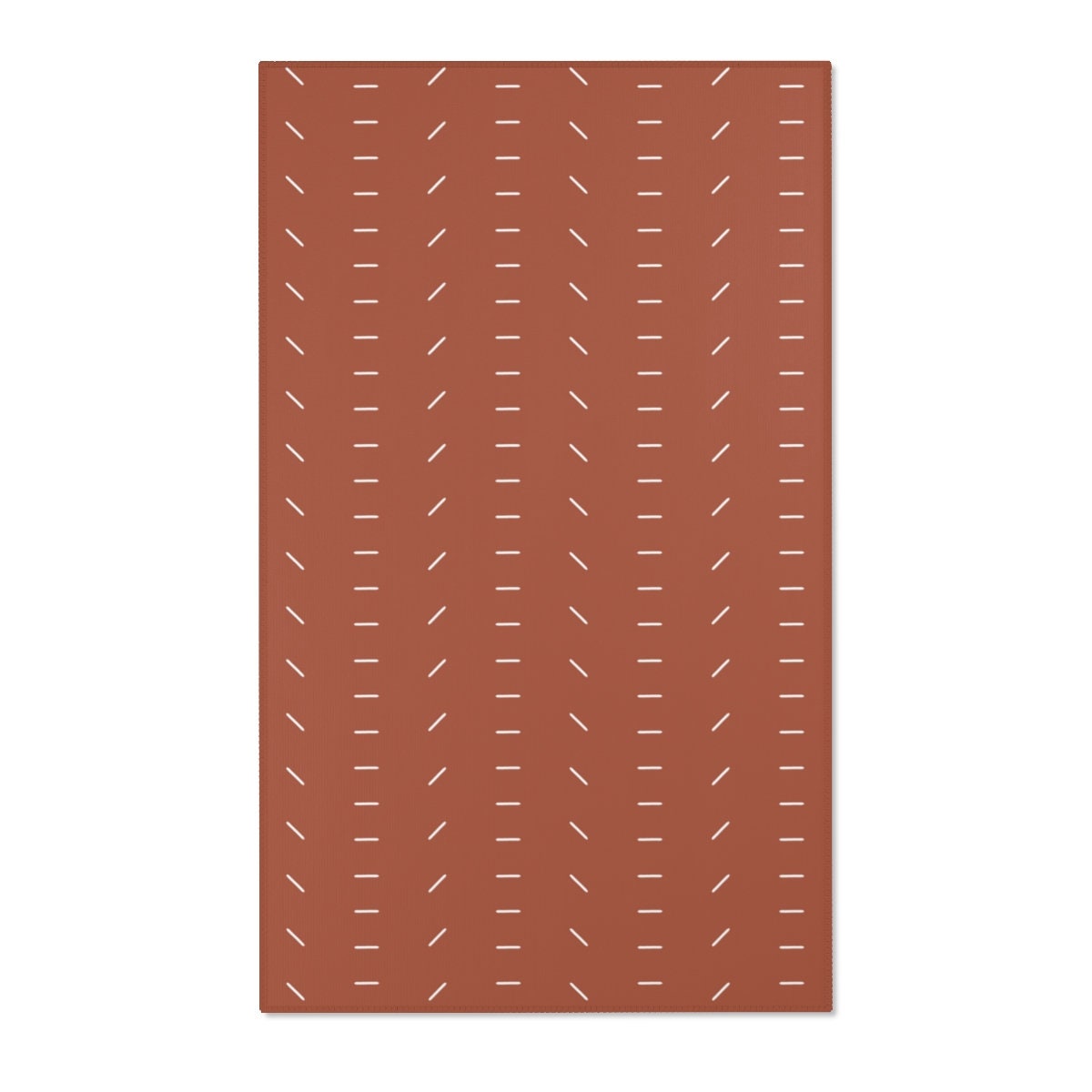 Boho Rug Mudcloth Pattern Rust Terracotta Area Rug Modern - Etsy
