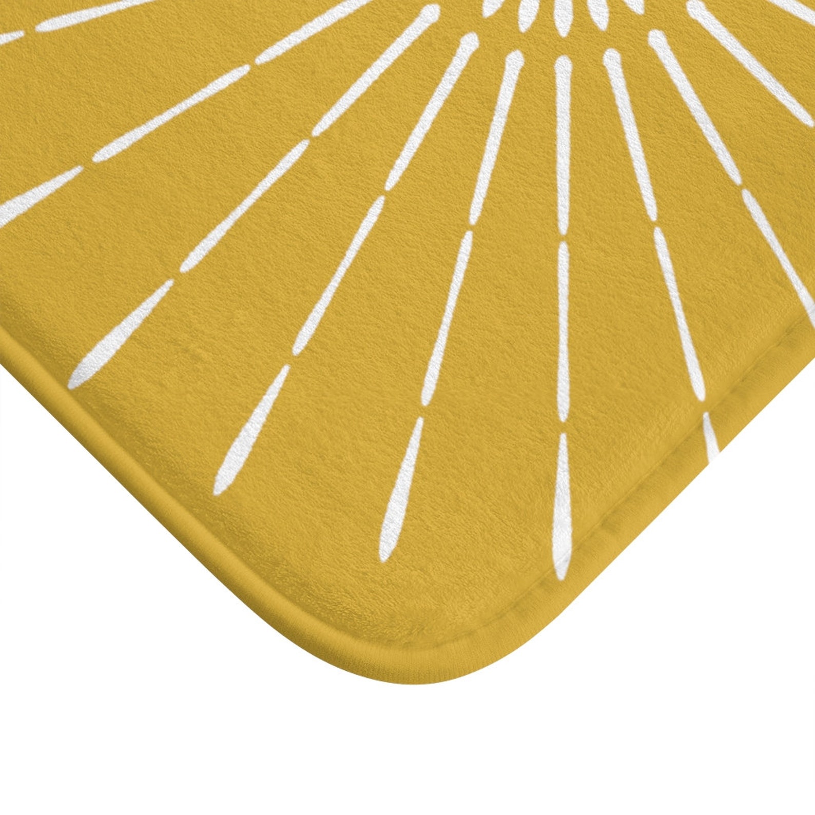 Boho Bath Mat Retro Sunburst Bohemian Bath Rug Boho Chic Etsy UK