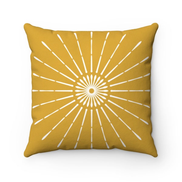 Yellow and White Pillows Etsy