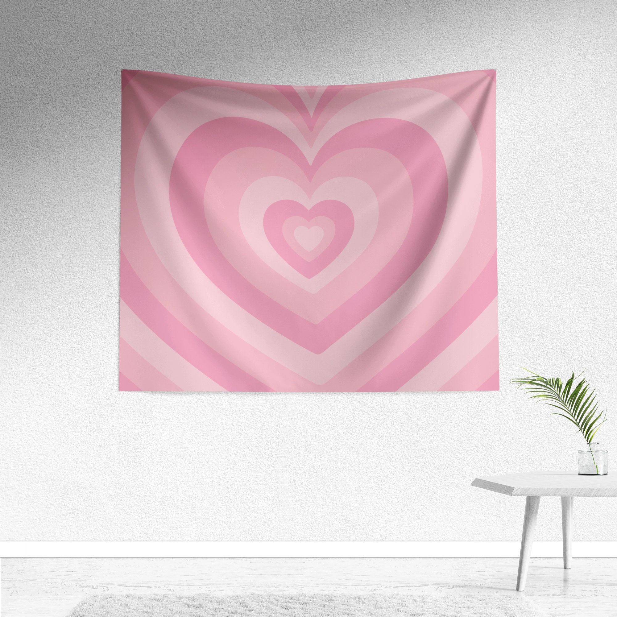 Blush pink and grey tapestry sale