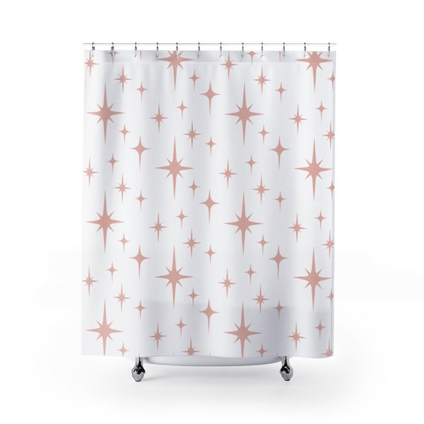 Pink Shower Curtain Etsy