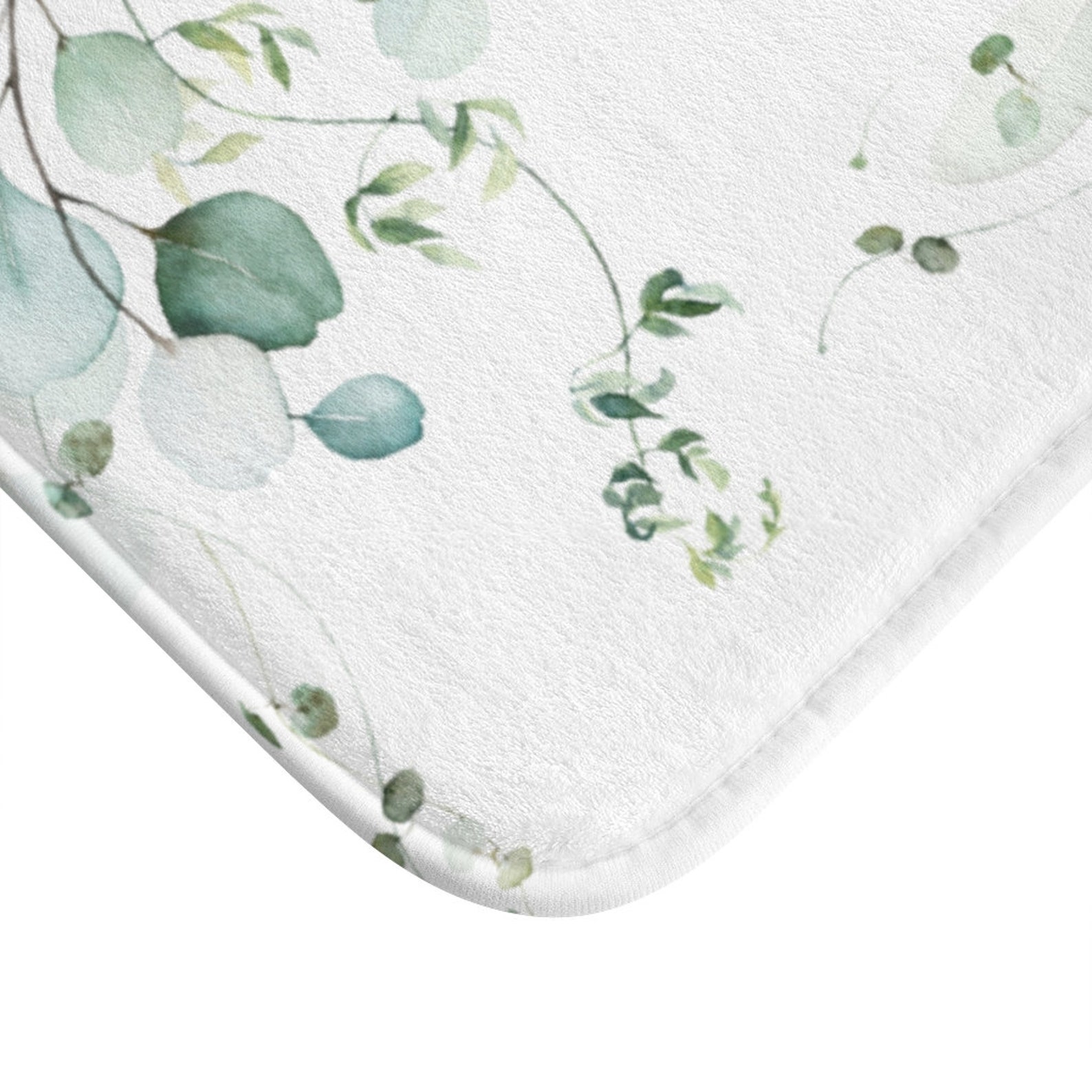 Eucalyptus Green Bath Mat Botanical and Floral Bath Rug Etsy.de