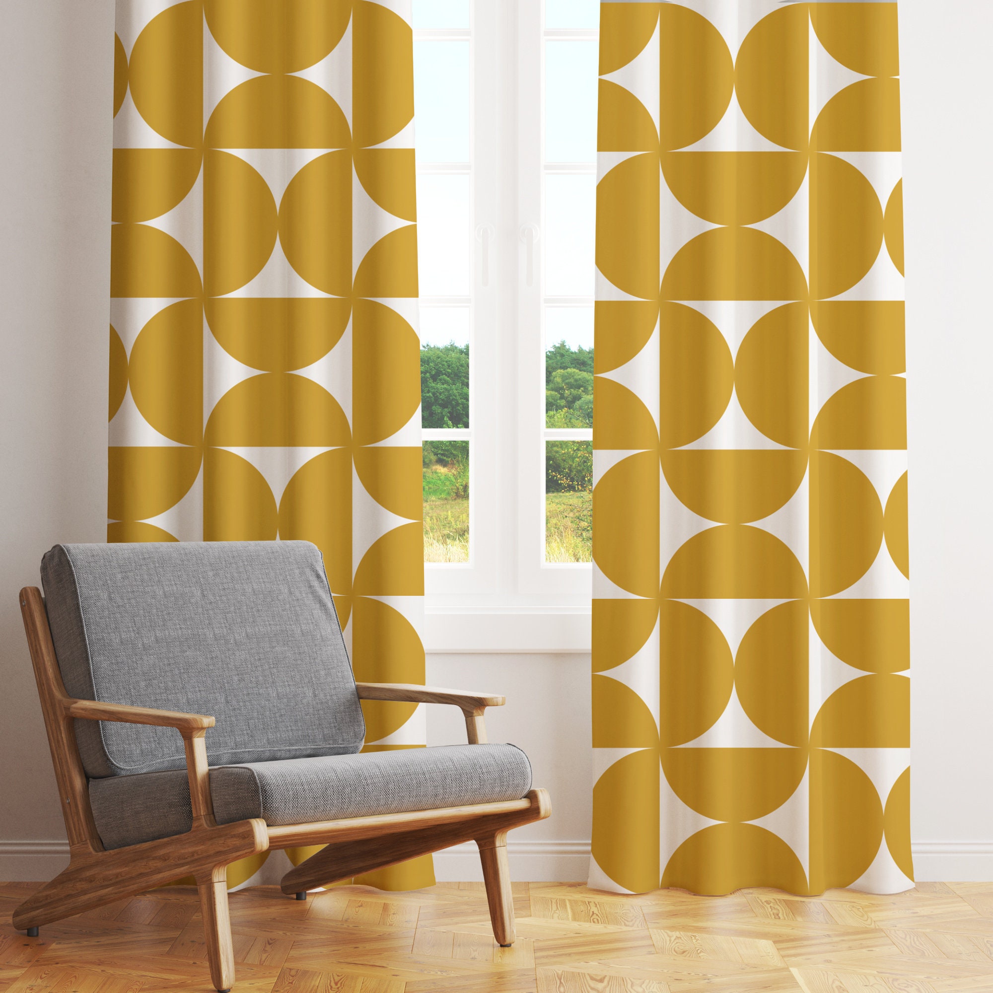 60s Short Curtains - Etsy