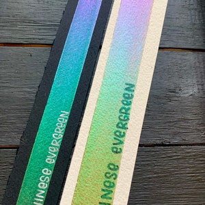 Chinese Evergreen - Supershift Colorshift Handmade Watercolor Paint  - Multichrome paint by Dreamland Watercolor