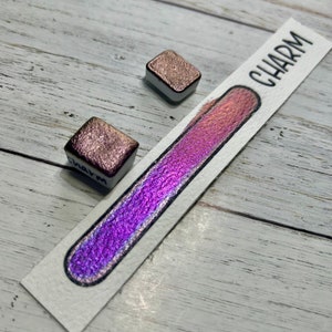 Charm - Supershift Colorshift Handmade Watercolor Paint - Multichrome paint by Dreamland Watercolor