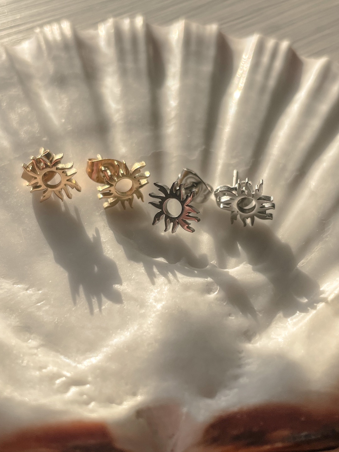 Sun Stud Earrings Beach Studs Boho Stud Earrings Waterproof Stud