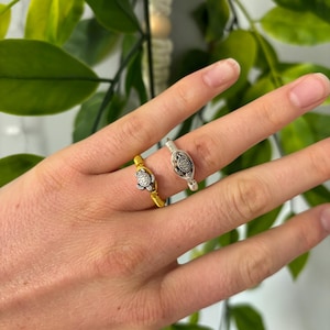 WATERPROOF turtle ring | gold and silver plated | waterproof and tarnish free ring | summer accessories | cute preppy rings