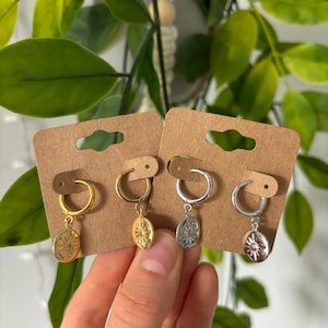 Waterproof Compass Earrings