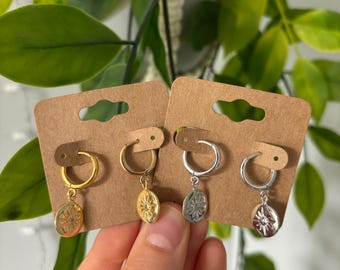 Waterproof Compass Earrings