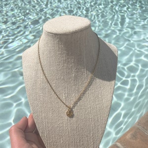 peace sign necklace | waterproof tarnish free necklace | small peace charm | adjustable gold and silver necklace | summer accessories