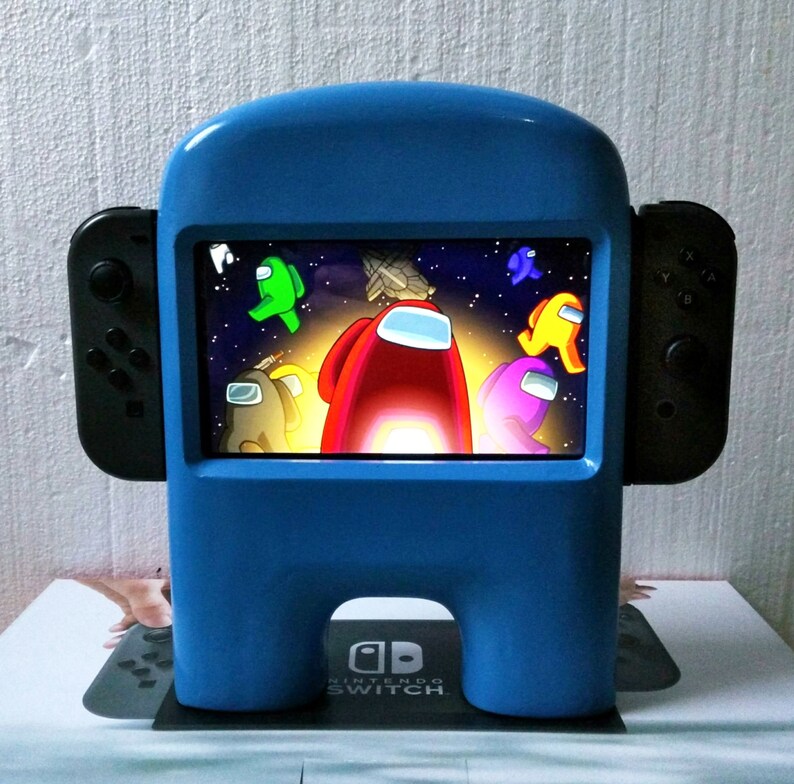 Among Us Nintendo Switch Dock Gameroom Decor Kids Gift Etsy