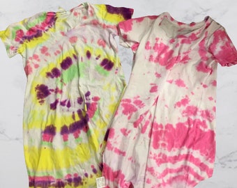 Tie Dye Dress / Cover Up / Summer Dress / Tie Dye Beach Cover