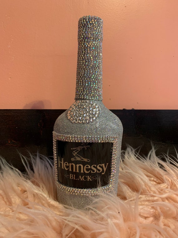 Custom Hennessy Bling Bottle Etsy