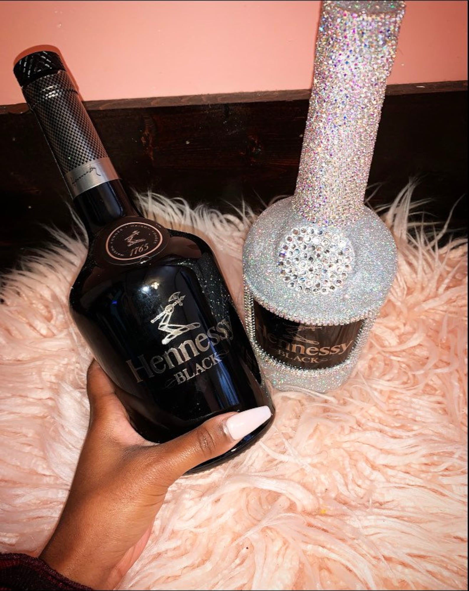 Custom Hennessy Bling Bottle Etsy
