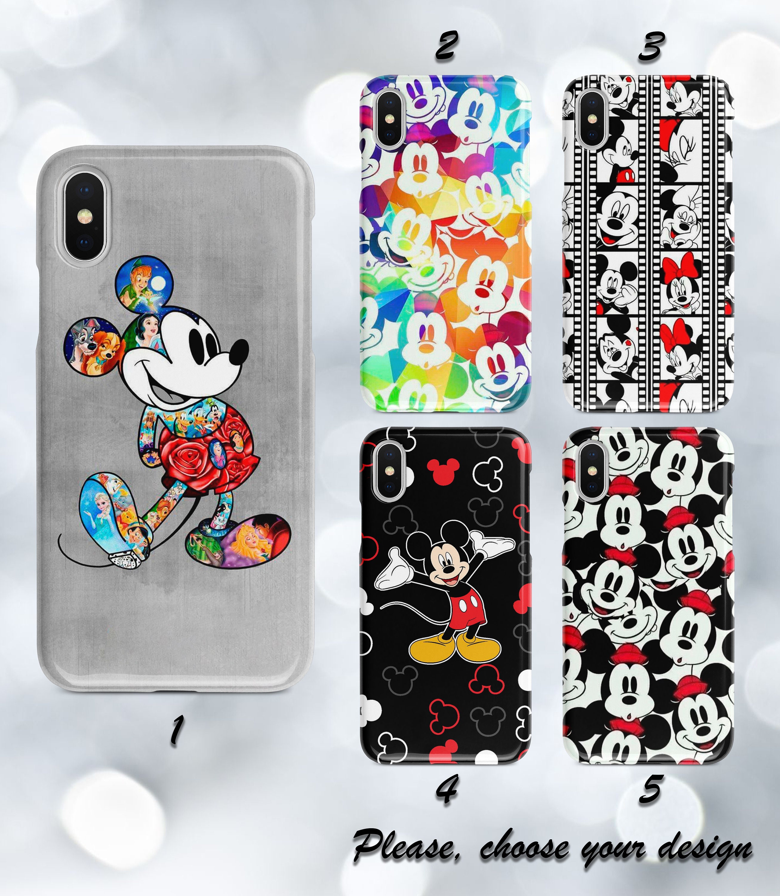 Coque iPhone 13 mickey qui fait un doigt d'honneur