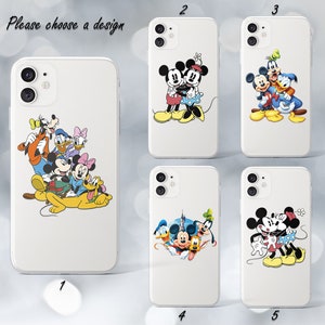 Custodia Minnie Mouse per iPhone 16e, 15 e 14, custodia Topolino per Galaxy S25 e S24, custodia per iPhone 11 e 12, custodia per Galaxy Note 9, custodia per iPhone 8, custodia per iPhone 13 e Galaxy A13.