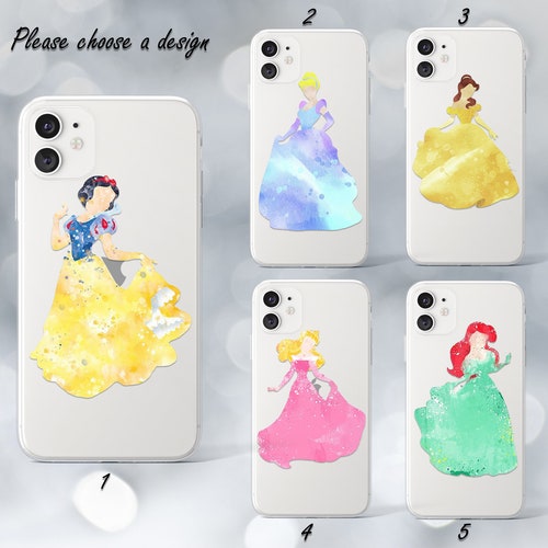 Princess Iphone 13 14 Pro Case Disney Iphone 11 12 Case Galaxy Etsy Hong Kong
