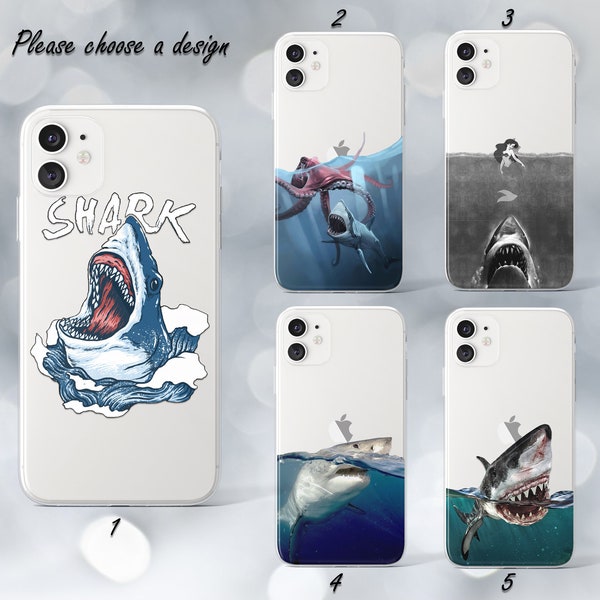 Shark Galaxy S24 plus case iPhone 13 14 15 Pro Max case iPhone 12 11 case Galaxy Note 10 case SE iPhone 7 case Galaxy A13 case iPhone 8 case