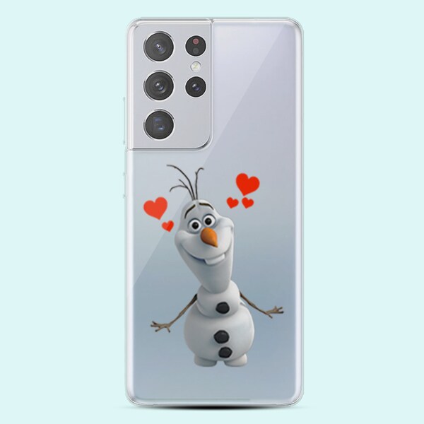 Disney Galaxy S24 case Frozen Galaxy S23 Ultra case Olaf Galaxy A13 case Acrylic Galaxy S22 Ultra case Galaxy S22 plus case Galaxy S22 case