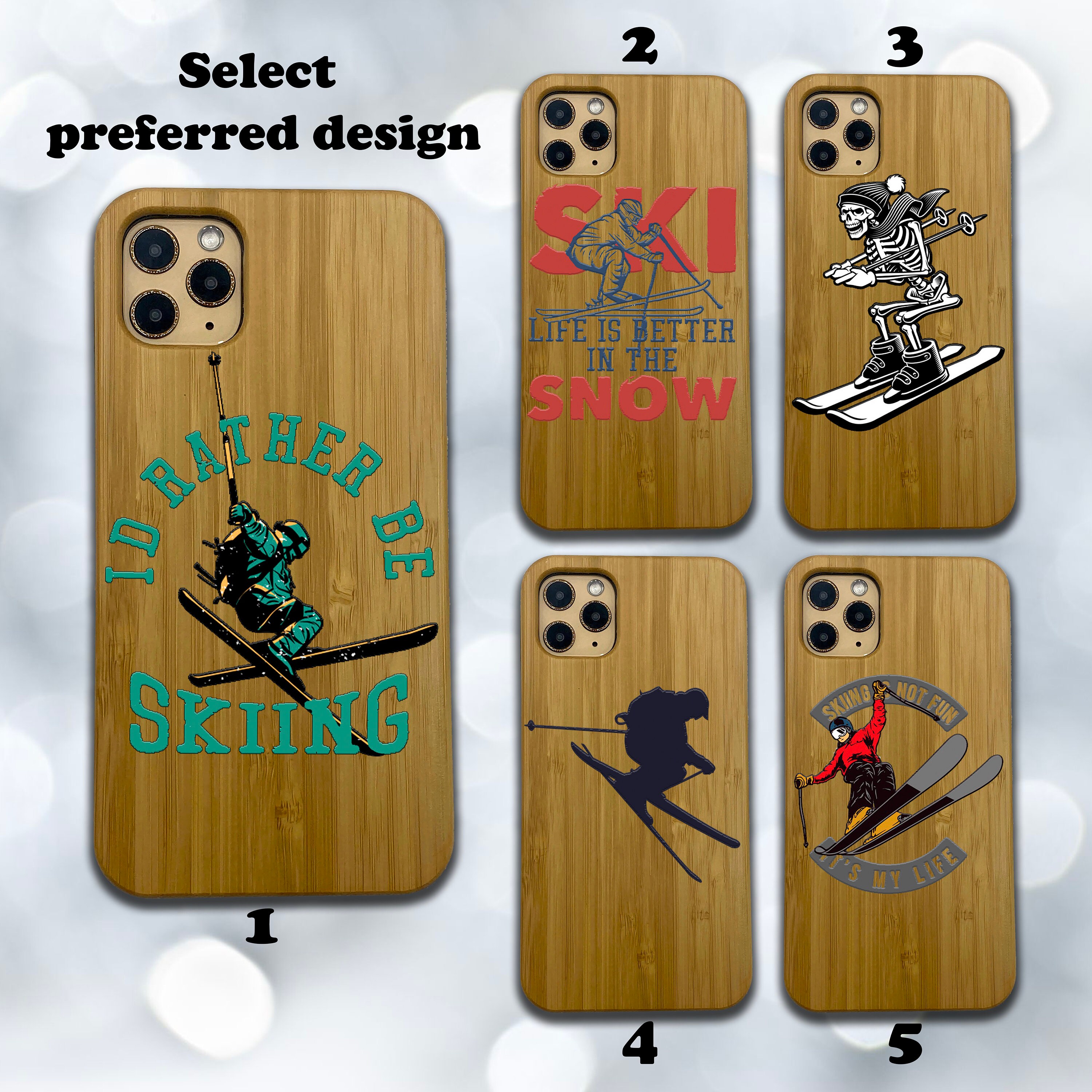 Skiing Iphone 11 Case Galaxy Note 20 Case Iphone Xs Case Etsy