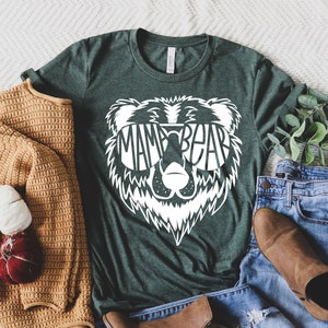 Mama Bear Shirt, Mama Bear Tshirt, Momma Bear, Mama Bear Gift, Animal Nature Lover Shirt