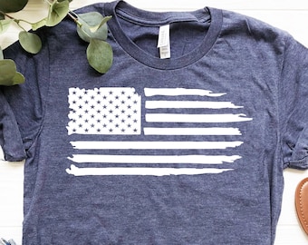 American Flag Shirt, Shirt for Veteran, 4th of July T-shirt, USA Flag ,Shirt For Americans, USA Shirt, Military Shirt, Patriotic Shirt