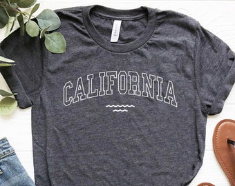 California Shirt, West Cost Tee, California Dreaming Tee,California Gifts,Cali Shirt,California Love,Californian Shirt,California State Tee