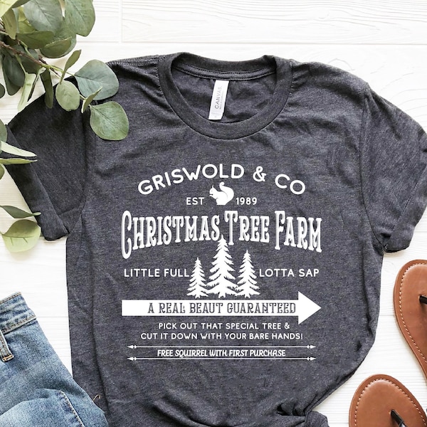 Griswold Co Shirt, Weihnachtsbaum Bauernhof Shirt, Lotta Sap, Weihnachtshemd, Familienurlaub Shirt, Urlaub Xmas Tee, Familien Weihnachten T-Shirt, Griswwold