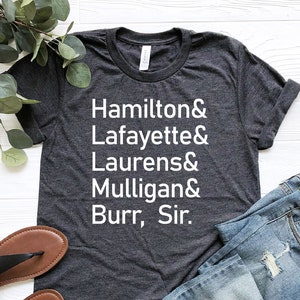 Alexander Hamilton Musical Shirt, Broadway Tshirt Merch, Mothers Day Gift T-shirt, Kids Music Merchandise, Musical Lover Mom Gifts, image 1