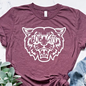 Custom School Wildcat T-Shirt, Personalized School Mascot Shirts, Matching Family Tiger Shirts,Personalized Tiger Shirts,Custom Tiger Shirts