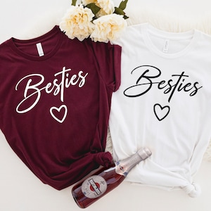 Besties Shirt, Best Friend Gift, Mothers Day Shirt, Personalized Best Friend Gifts, Best Friend Gifts Long Distance Gift, Bella Canvas Shirt