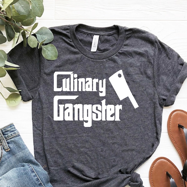 Culinary Gangster Chef Tee, Funny Chef Shirt, Culinary Shirt, Cooking Shirt, Culinary Gangster Shirt, Butcher Shirt, Gangster Shirt