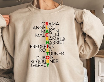 Black History T-shirt, Juneteenth Sweatshirt, Black Leaders Tee, Black Lives Matter Tee, BLM Pride Tee, Black Month, Black American History