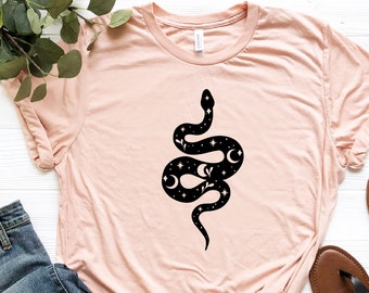 Snake T Shirt , Reptile Shirt, Pet Lover Gift, Gift For Brother Sister, Animal Lover, Hiking Shirt, Kawaii Snake Shirt, Reptile Decor