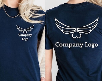 Custom Company Logo T-shirt, Custom Text Sweatshirt, Personalized Custom Hoodie, Custom Back And Front T-shirt, Custom Design Gift Shirt