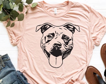Pitbull Mom Shirt, Dog Mom Shirt, Dog Dad Shirt, Dog Owner Shirt, Gift For Pitbull Owner, Pitbull Tshirt, Pet Gift, Pet Shirt