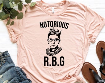 Notorious Rbg Shirt, RBG T-shirt, Ruth Bader Ginsburg Outfit, Feminist Gifts Wear, Equality Girl Power Tshirt, Women Rights Empowerment Tee