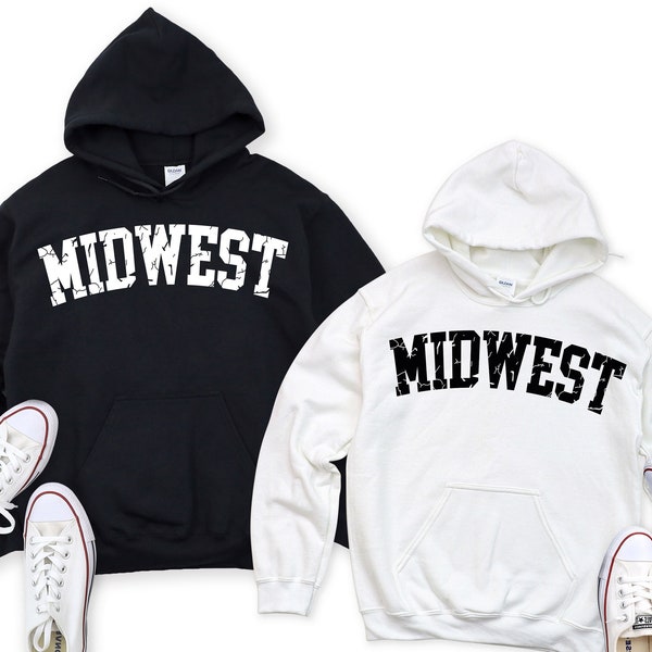 Midwest Hoodie Sweatshirt, Vintage Hoodie,Best City Hoodie,Midwestern Apparel,Midwest is Best Shirt,Midwest Lover Sweatshirt,Cozy Hoodie