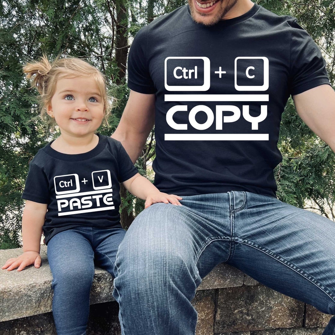 Copy Paste Shirt, Matching Shirts, Ctrl C Shirt, Ctrl V Shirt, Family ...