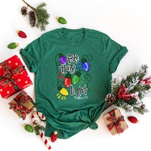 Be the Light Christmas Sweatshirt, Religious Christmas Shirt, Christmas