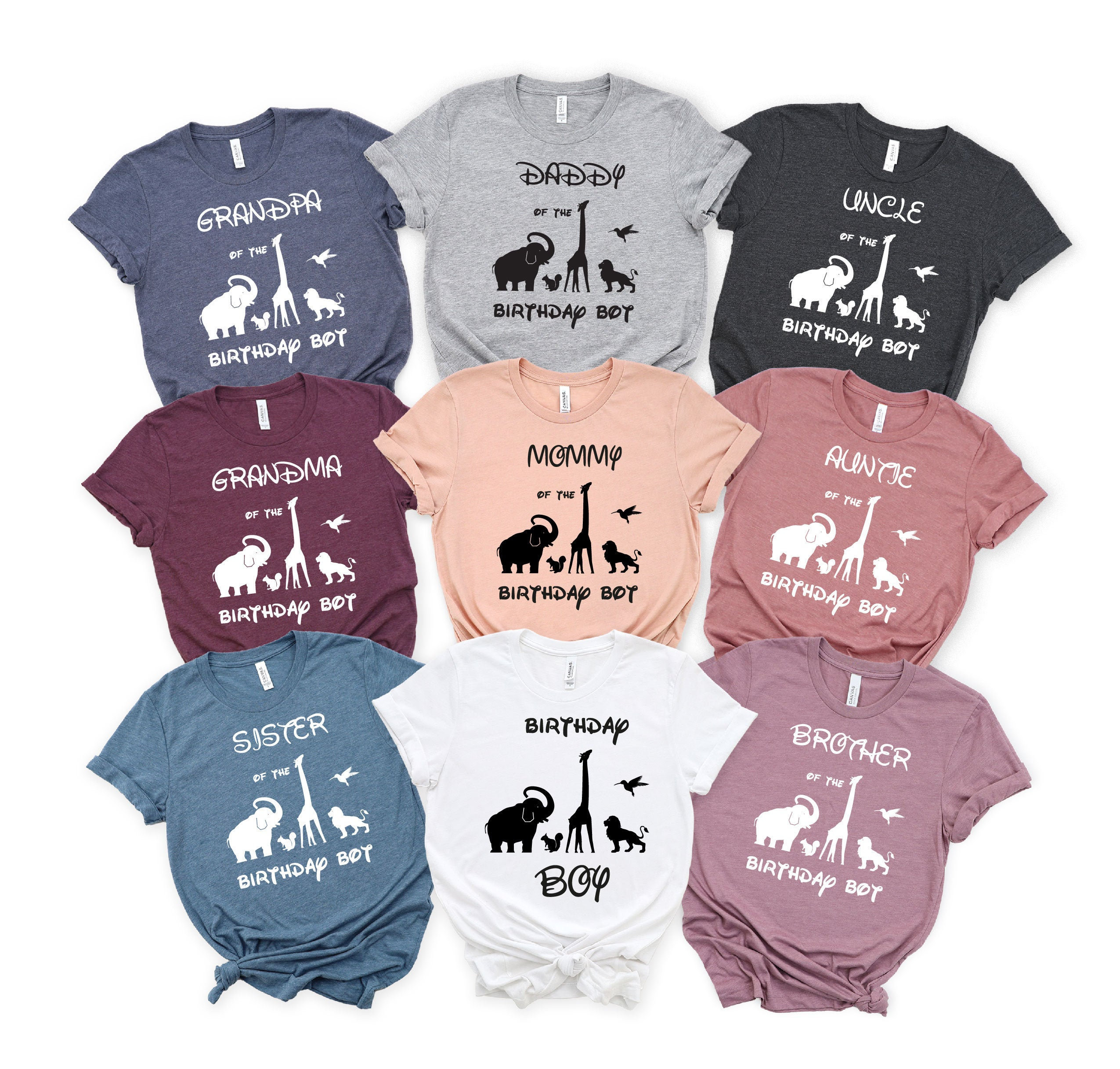 Jungle Safari Themed Matching Family Shirts Birthday Tshirt Etsy