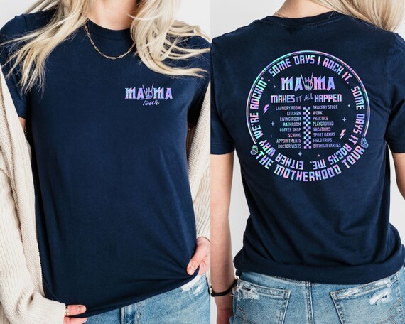 Mama Tour T-shirt, Retro Motherhood Sweatshirt, Mama Rock Shirt, Mama Skeleton Shirt, Mothers Day Hoodie, Mom Life Shirt, Double Sided Shirt